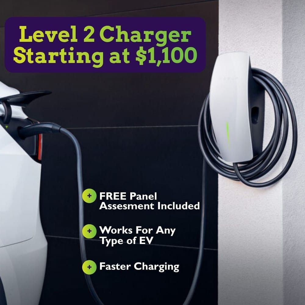 Level 2 EV Charger Installed in 24 Hours